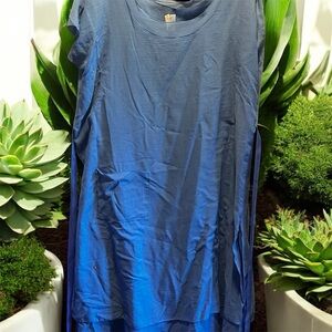Elegant Blue Maxi Dress